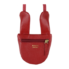 Bolsa Infantil Coelhinho Vermelho Liso Pronta Entrega