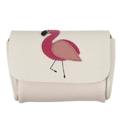 Bolsa Infantil Flamingo Off White Liso Pronta Entrega
