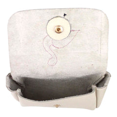 Bolsa Infantil Flamingo Off White Liso Pronta Entrega