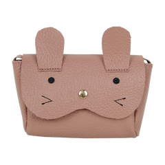 Bolsa Infantil Ursinho em Couro Personalizada