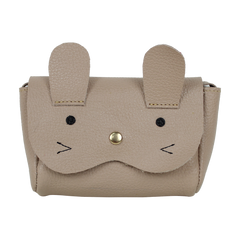 Bolsa Infantil Ursinho em Couro Personalizada