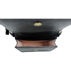 Bolsa Infantil Mini Valentine Tag Flamingo em Couro Personalizada