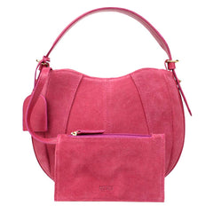 Bolsa Judith Camurça Bubble com Chiclete Pronta Entrega