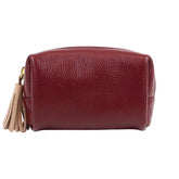 Necessaire Julie PP Burgundy com Rose Liso Pronta Entrega