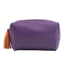 Necessaire Julie PP Purple com Tangerina Liso Pronta Entrega