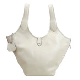 Bolsa Nour Off White Liso Pronta Entrega