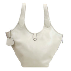 Bolsa Nour Off White Liso Pronta Entrega