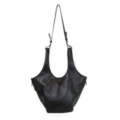 Bolsa Nour Preto Liso Pronta Entrega