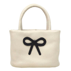 Bolsa Infantil Oli Laço Rococó em Couro Personalizada
