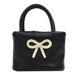 Bolsa Infantil Oli Laço Rococó em Couro Personalizada