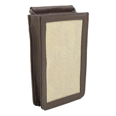 Bolsa Too Basic em Couro e Tela Personalizada