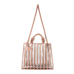 Bolsa Raquel G em Couro e Vinil Personalizada