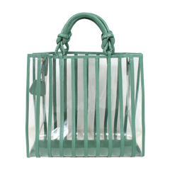 Bolsa Raquel G em Couro e Vinil Personalizada