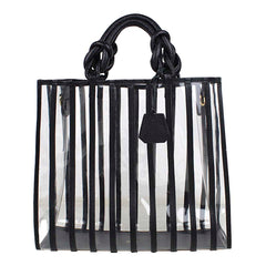 Bolsa Raquel G em Couro e Vinil Personalizada