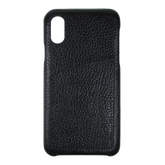 Case iPhone XS Max Com Porta Cartão Preto Liso Pronta Entrega