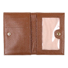 Carteira de Dinheiro Mini Caramelo Liso Pronta Entrega