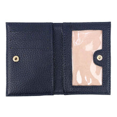 Carteira de Dinheiro Mini Marinho Liso Pronta Entrega