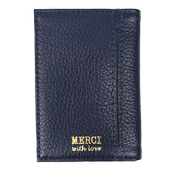 Carteira de Dinheiro Mini Marinho Liso Pronta Entrega