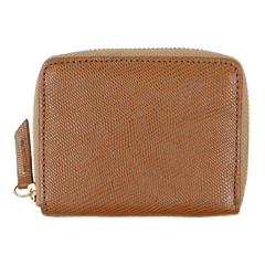 Carteira de Dinheiro Zíper P em Couro Personalizada