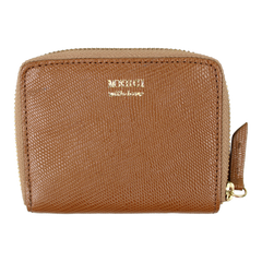 Carteira de Dinheiro Zíper P Caramelo Lesard Pronta Entrega