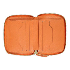Carteira de Dinheiro Zíper P Tangerina Prada Pronta Entrega