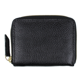 Carteira de Dinheiro Zíper P Preto Liso Pronta Entrega