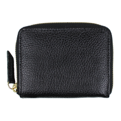 Carteira de Dinheiro Zíper P em Couro Personalizada