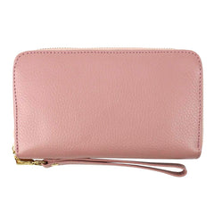 Carteira de Dinheiro Zíper G em Couro Personalizada