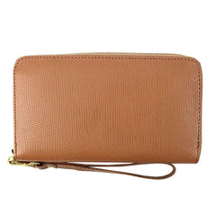 Carteira de Dinheiro Zíper G em Couro Personalizada