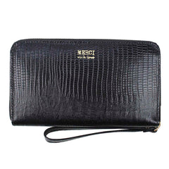 Carteira de Dinheiro Zíper G em Couro Personalizada