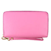 Carteira de Dinheiro Zíper G Rosa Orquídea Pronta Entrega