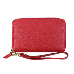 Carteira de Dinheiro Zíper M em Couro Personalizada