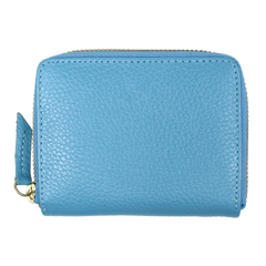 Carteira de Dinheiro Zíper P em Couro Personalizada