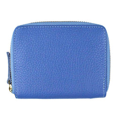 Carteira de Dinheiro Zíper P em Couro Personalizada