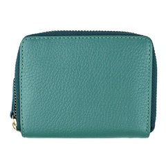 Carteira de Dinheiro Zíper P em Couro Personalizada