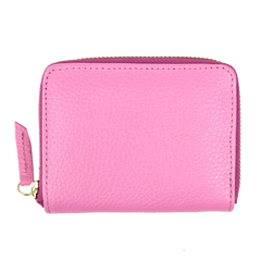 Carteira de Dinheiro Zíper P em Couro Personalizada