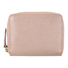 Carteira de Dinheiro Zíper P em Couro Personalizada