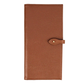 Carteira de Viagem Slim Caramelo Liso Pronta Entrega