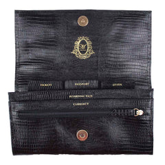 Carteira de Viagem em Couro Personalizada