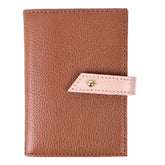 Carteira Mami Caramelo Liso com Rose Liso Pronta Entrega