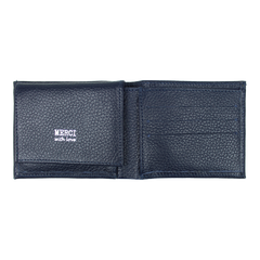 Carteira Masculina Photo Double Marinho Liso Pronta Entrega