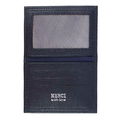 Carteira Masculina Slim Marinho Liso Pronta Entrega