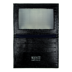 Carteira Masculina Slim Preto Paris Pronta Entrega