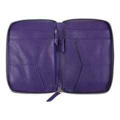 Carteira de Viagem Miami para 4 Passaportes em Couro Personalizada