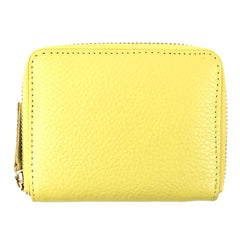 Carteira de Dinheiro Zíper P em Couro Personalizada