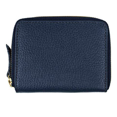 Carteira de Dinheiro Zíper P em Couro Personalizada