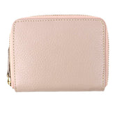 Carteira de Dinheiro Zíper P Rose Liso Pronta Entrega