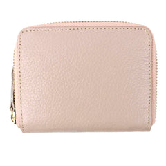 Carteira de Dinheiro Zíper P em Couro Personalizada