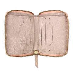 Carteira de Dinheiro Zíper P Rose Liso Pronta Entrega