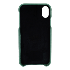 Case Iphone XS Max Jade com Portão Cartão Pronta Entrega